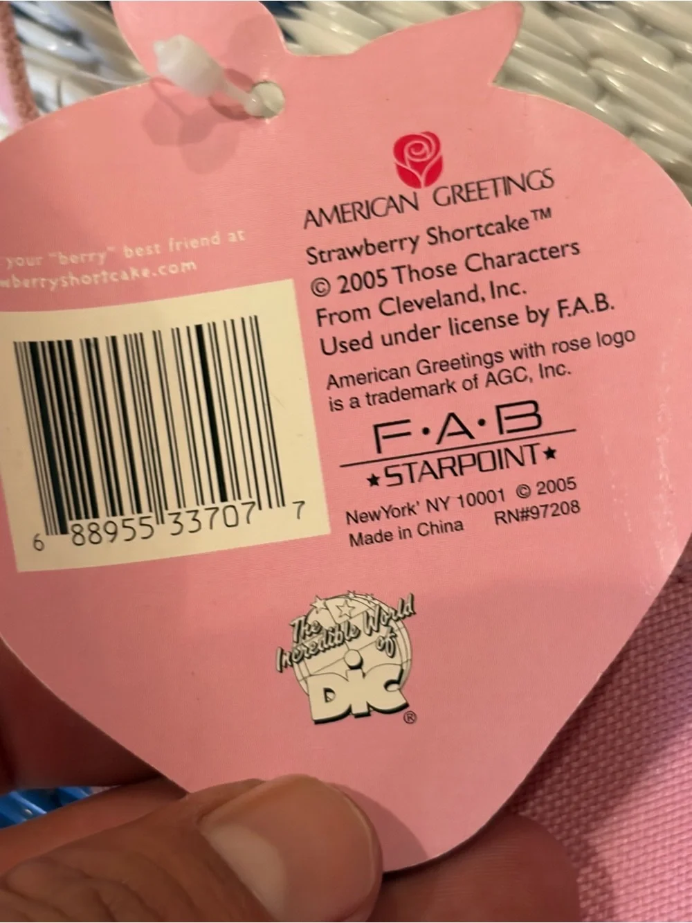 Vintage Strawberry Shortcake Mini Purse Shoulder Bag 2005 New Rare